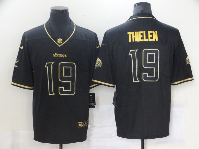 Men's Minnesota Vikings Adam Thielen #19 Black Jersey